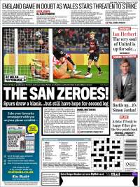 Portada de Daily Mail Sport (Reino Unido)