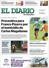 Portada de Diario de la República (Argentina)