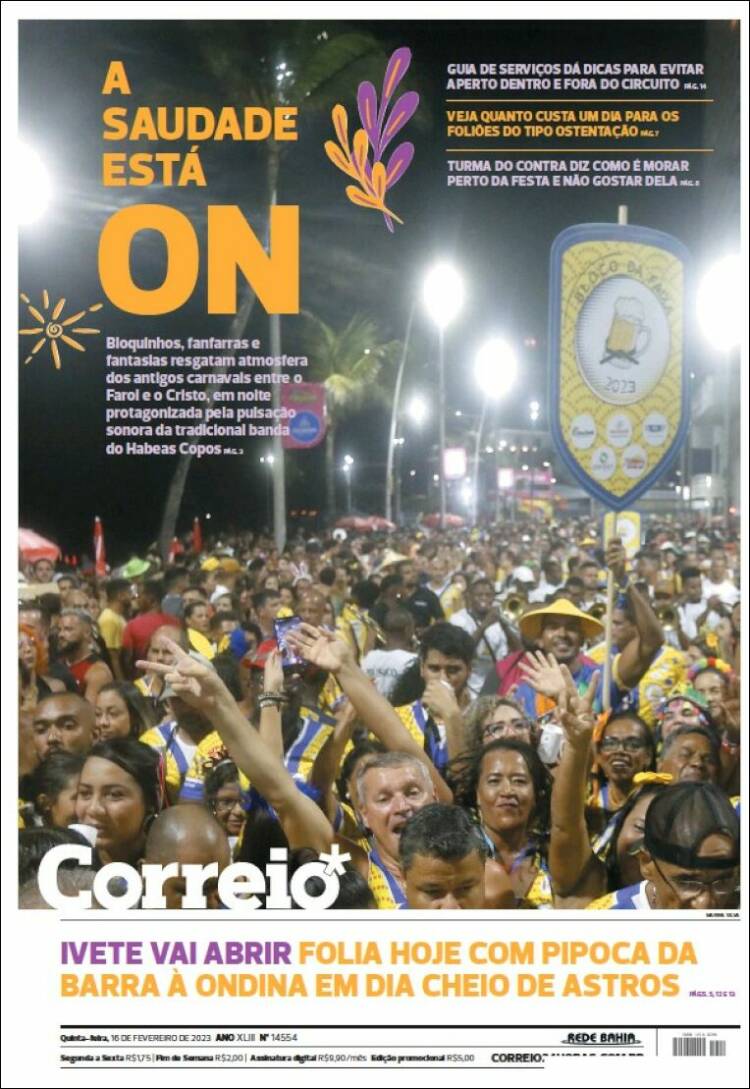 Portada de Correio* (Brasil)