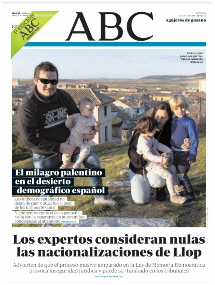 Portada de ABC (España)