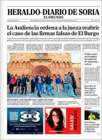 Portada de Diario de Soria (España)