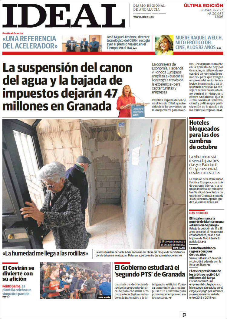 Portada de Ideal (Espagne)