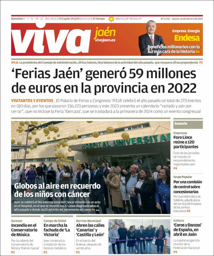 Portada de Viva Jaén (Espagne)