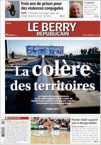 Portada de Berry Republicain (Francia)