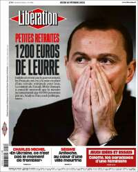 Portada de Libération (Francia)