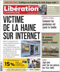 Portada de Libération Champagne (Francia)