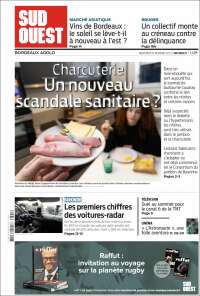 Portada de Sud Ouest (Francia)