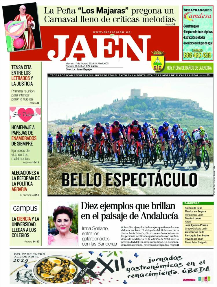 Portada de Diario Jaén (España)