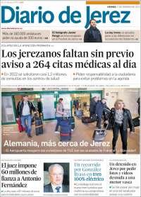 Portada de Diario de Jerez (España)