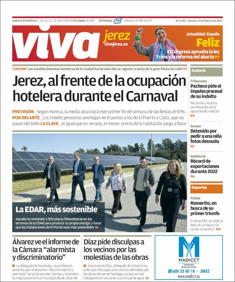 Portada de Información - Jerez (España)