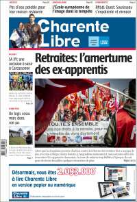 Portada de Charente Libre (Francia)