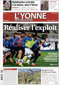 Portada de L'Yonne-Républicaine (Francia)