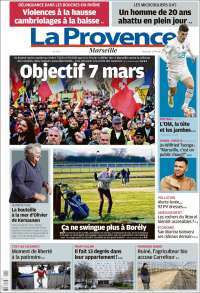 Portada de La Provence (Francia)