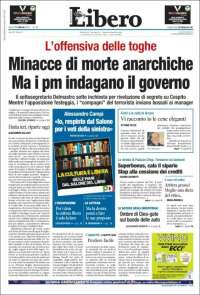 Portada de Libero (Italy)