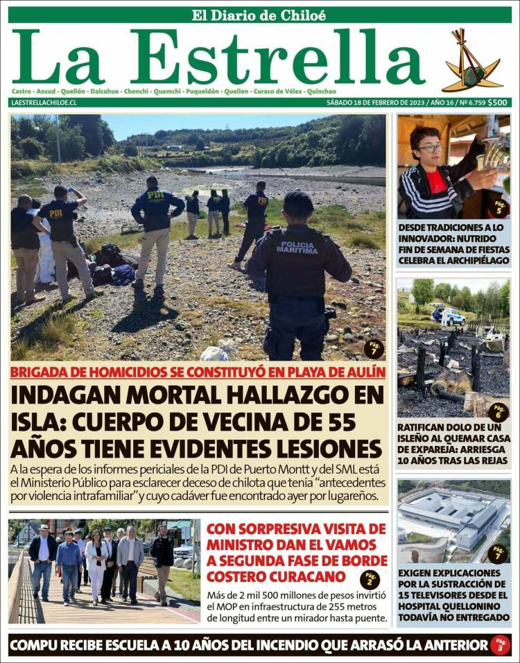 Portada de Estrella de Chiloé (Chile)