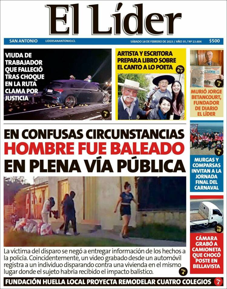 Portada de Lider de San Antonio (Chile)