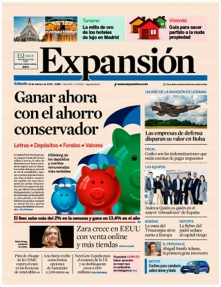 Portada de Expansión (España)