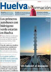 Portada de Huelva Información (España)