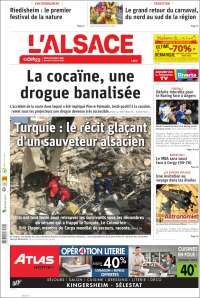 Portada de Journal L'Alsace (France)