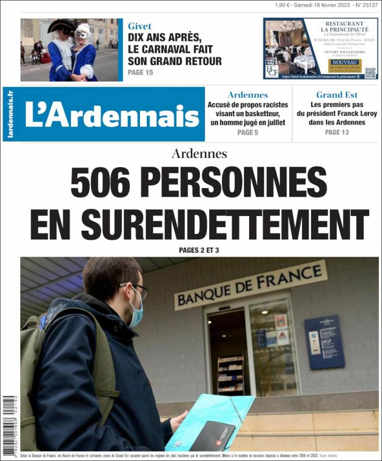 Portada de L'Ardenais (France)