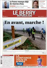 Portada de Berry Republicain (Francia)