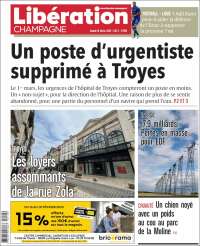 Portada de Libération Champagne (Francia)