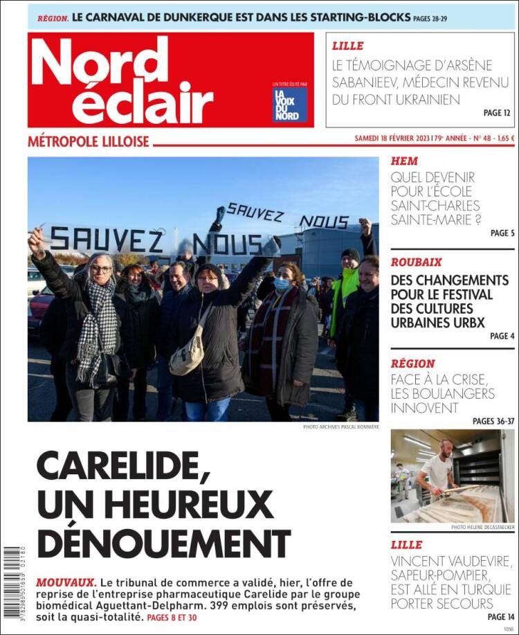 Portada de Nord Éclair (Francia)