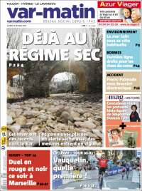 Portada de Var-Matin (France)