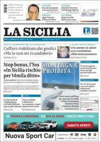 Portada de La Sicilia (Italy)