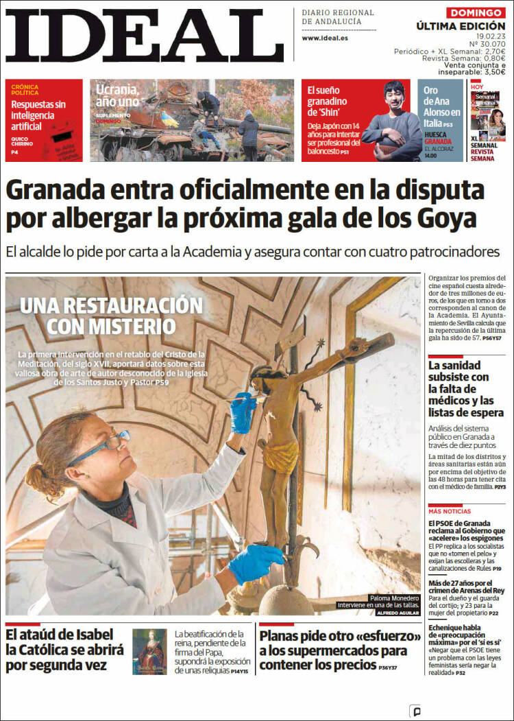 Portada de Ideal (España)