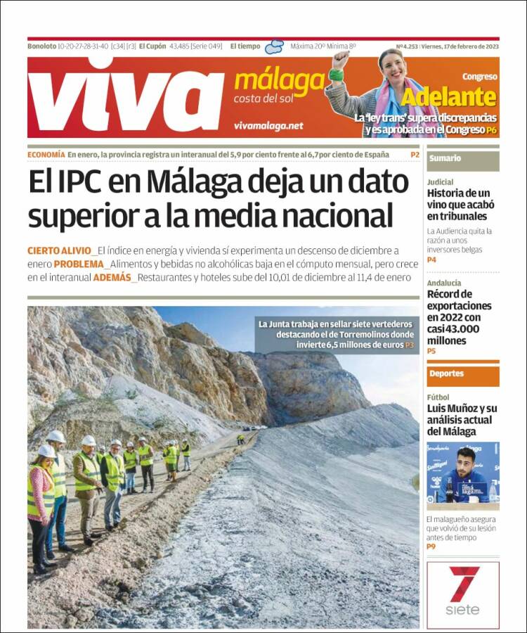 Portada de Viva Málaga (España)