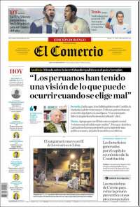 Portada de El Comercio (Perú)