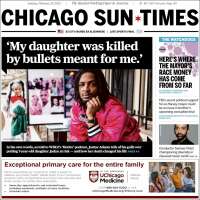 Portada de Chicago Sun-Times (USA)