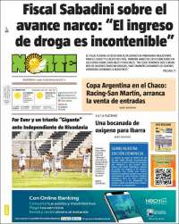 Portada de Diario Norte (Argentina)