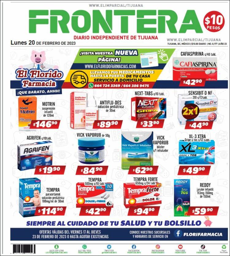 Portada de Frontera (M&eacute;xico)