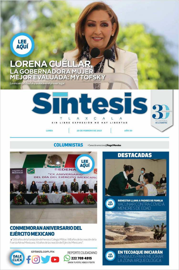 Portada de Síntesis de Tlaxcala (M&eacute;xico)