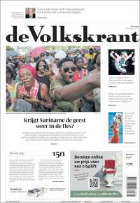 Portada de De Volkskrant (Países Bajos)