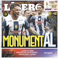 Portada de Líbero (Perú)