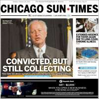 Portada de Chicago Sun-Times (États-Unis)