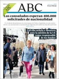 Portada de ABC (España)