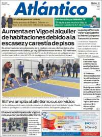 Portada de Atlántico Diario (España)