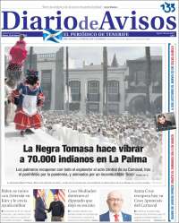 Portada de Diarios de Avisos (España)