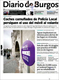 Portada de Diario de Burgos (España)