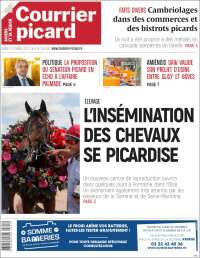 Portada de Courrier Picard (Francia)