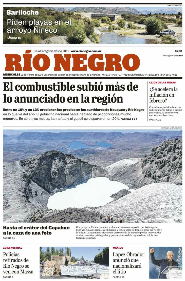 Portada de Rio Negro (Argentina)
