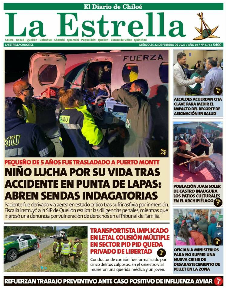 Portada de Estrella de Chiloé (Chile)