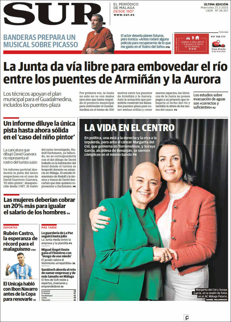 Portada de Diario el Sur (Spain)