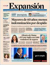 Portada de Expansión (Spain)