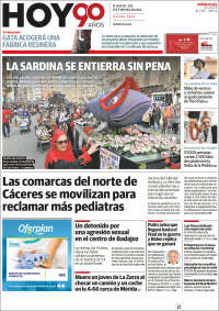 Portada de Hoy - Badajoz (España)