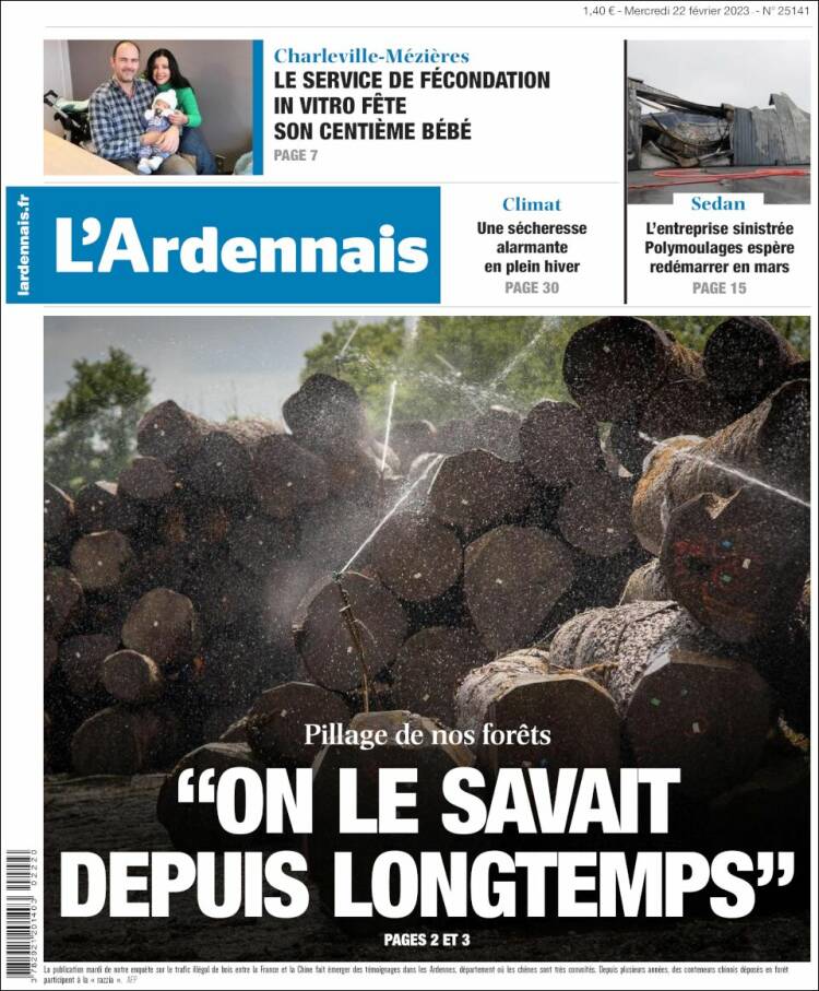 Portada de L'Ardenais (France)